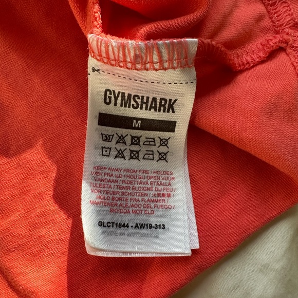 Gymshark Cropped Pink Medium Shirt - Picture 4 of 4